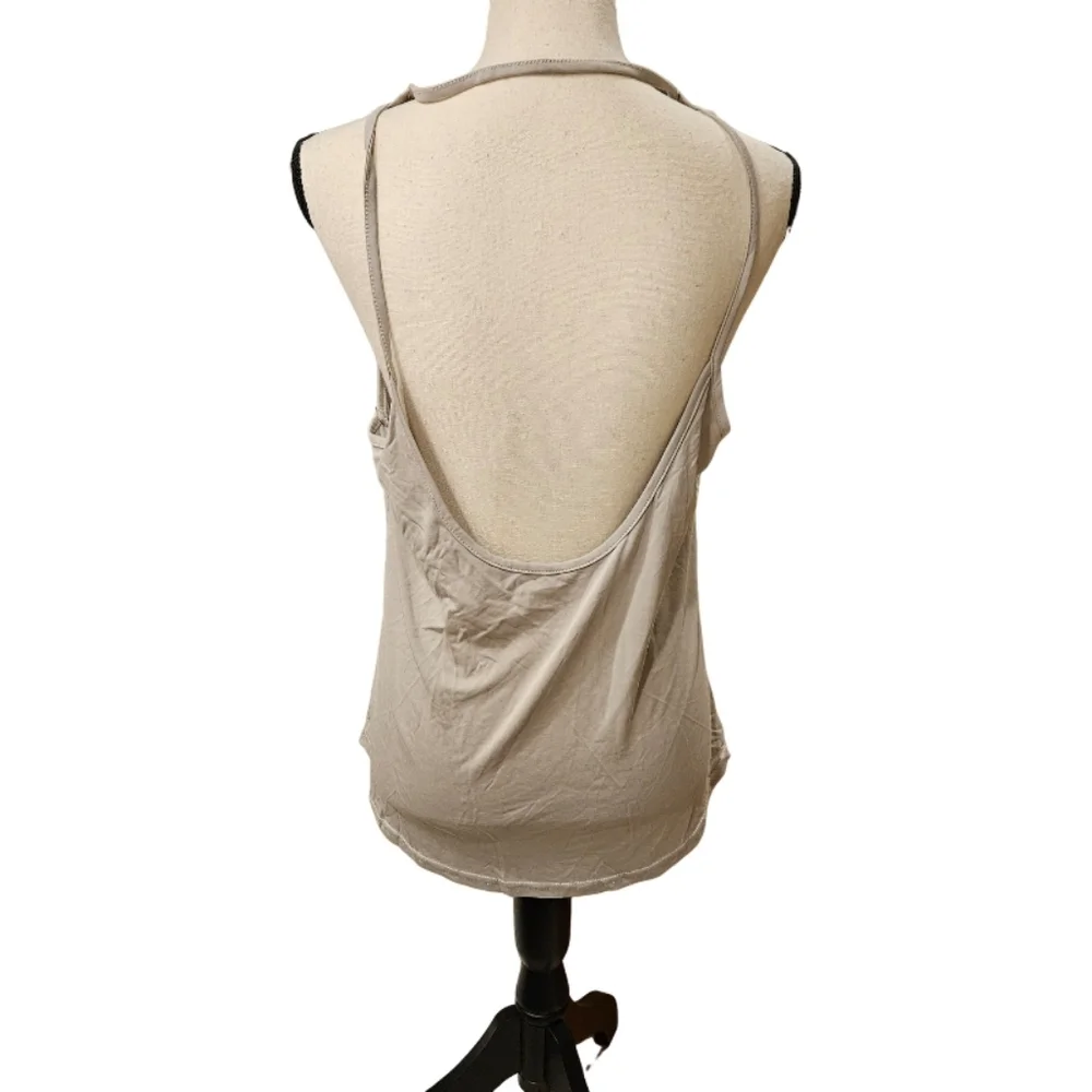 Women's Beige Sleeveless Top - Picture 8 of 10